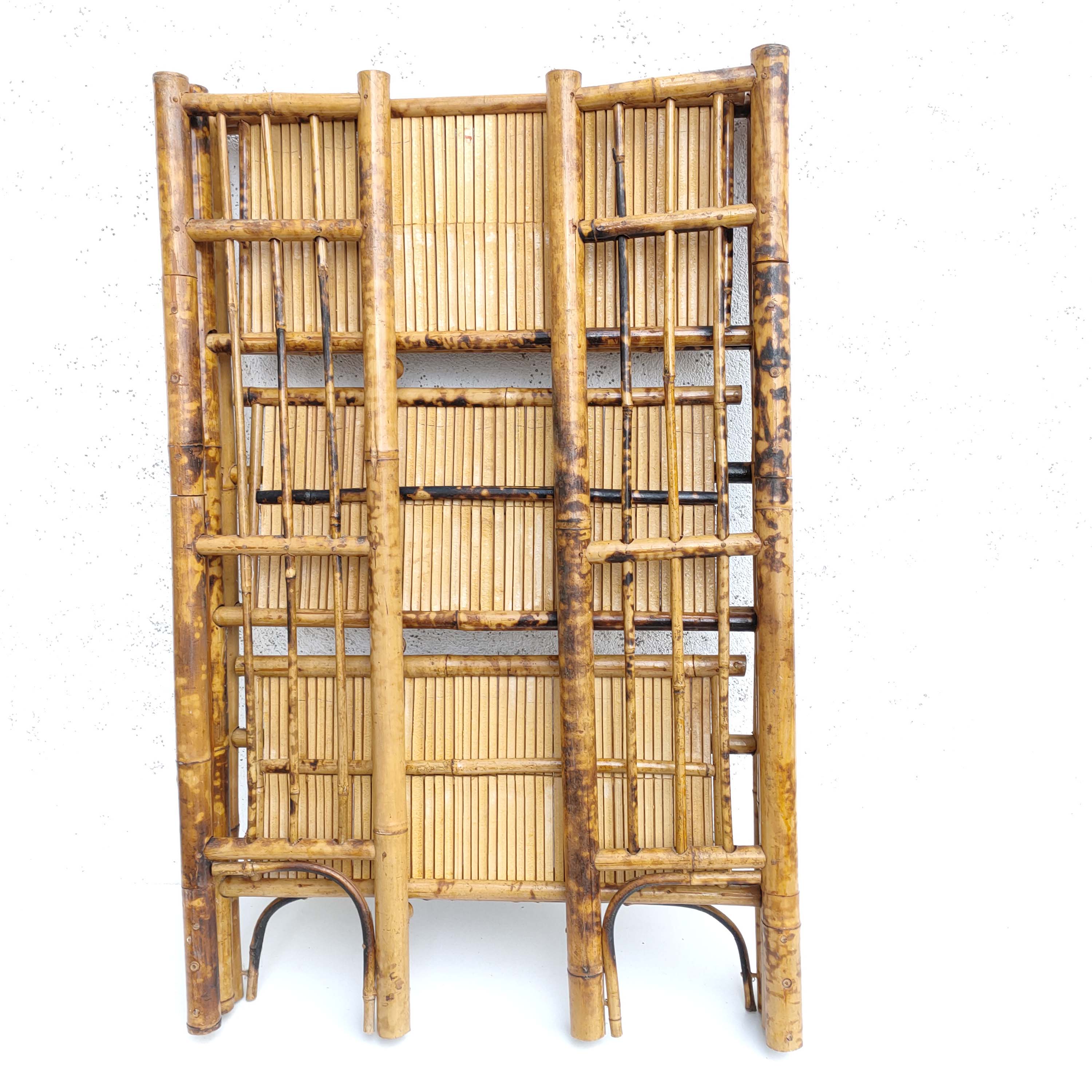 Folding shelf bamboo 3 shelves