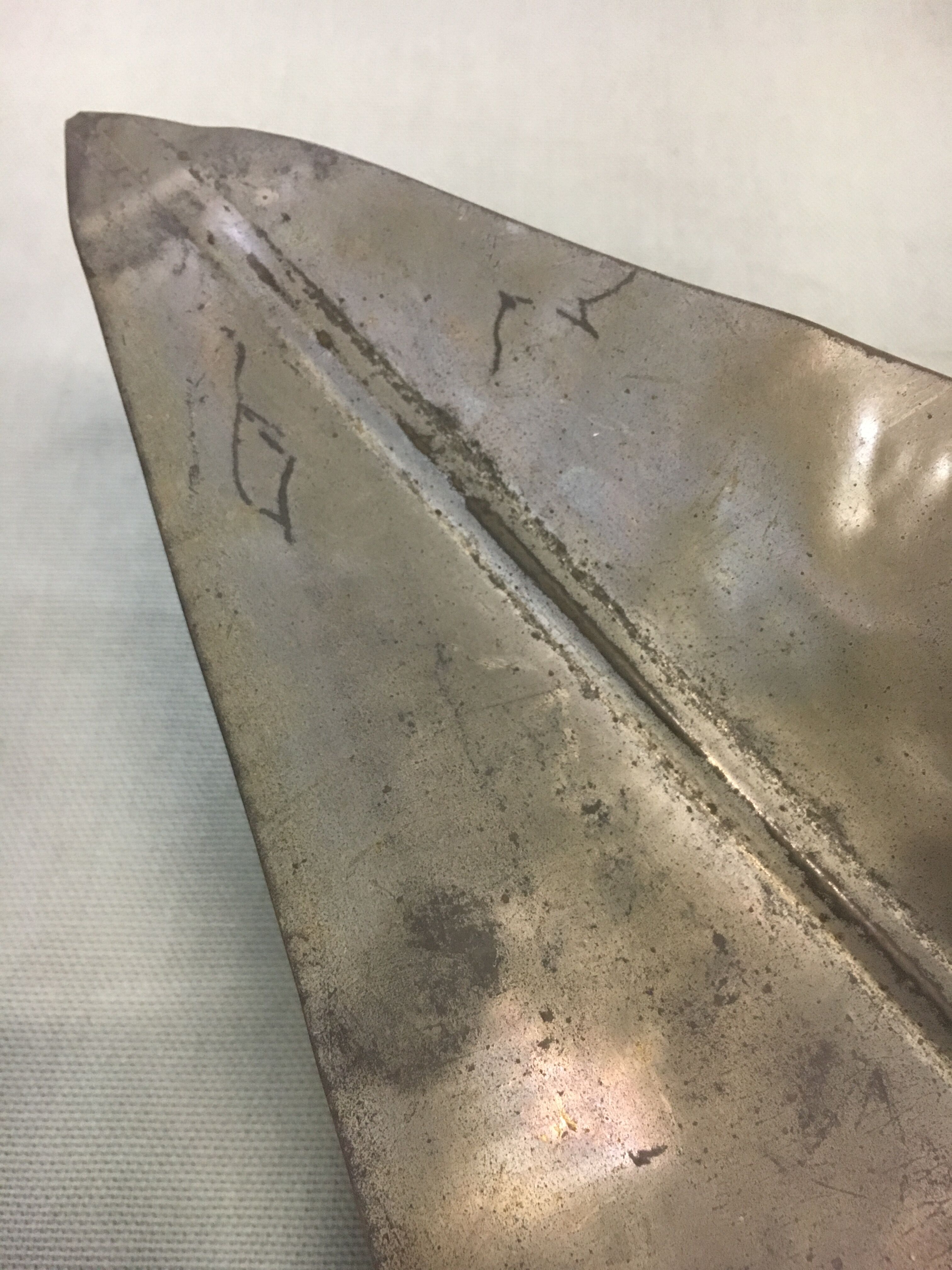 Vintage "flower" metal wall sconce, 1970