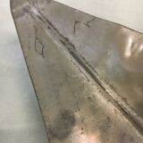 Vintage "flower" metal wall sconce, 1970