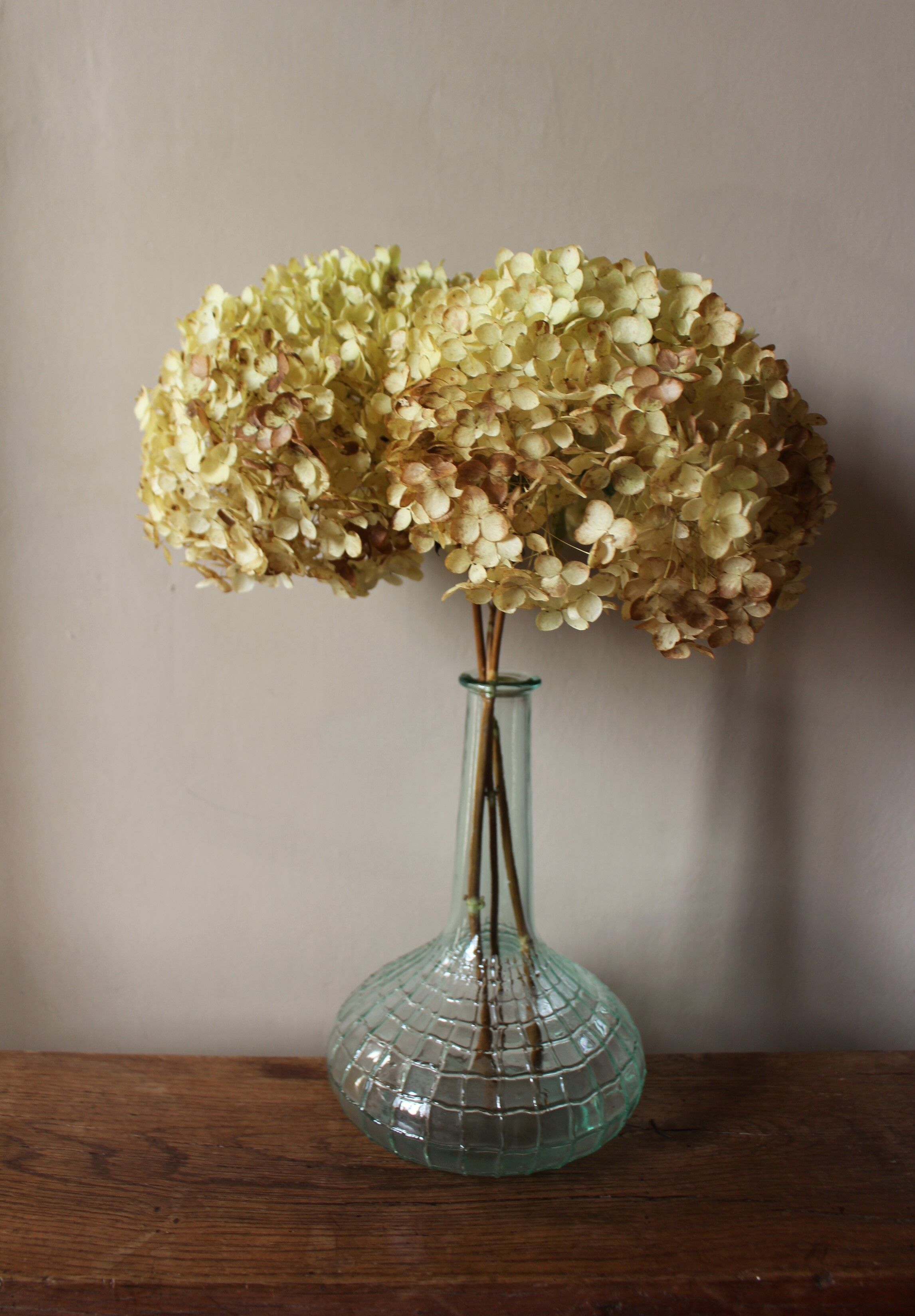 Vase soliflore glass belly neck