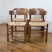 Vintage J39 chairs by Børge Mogensen for FDB, 1965