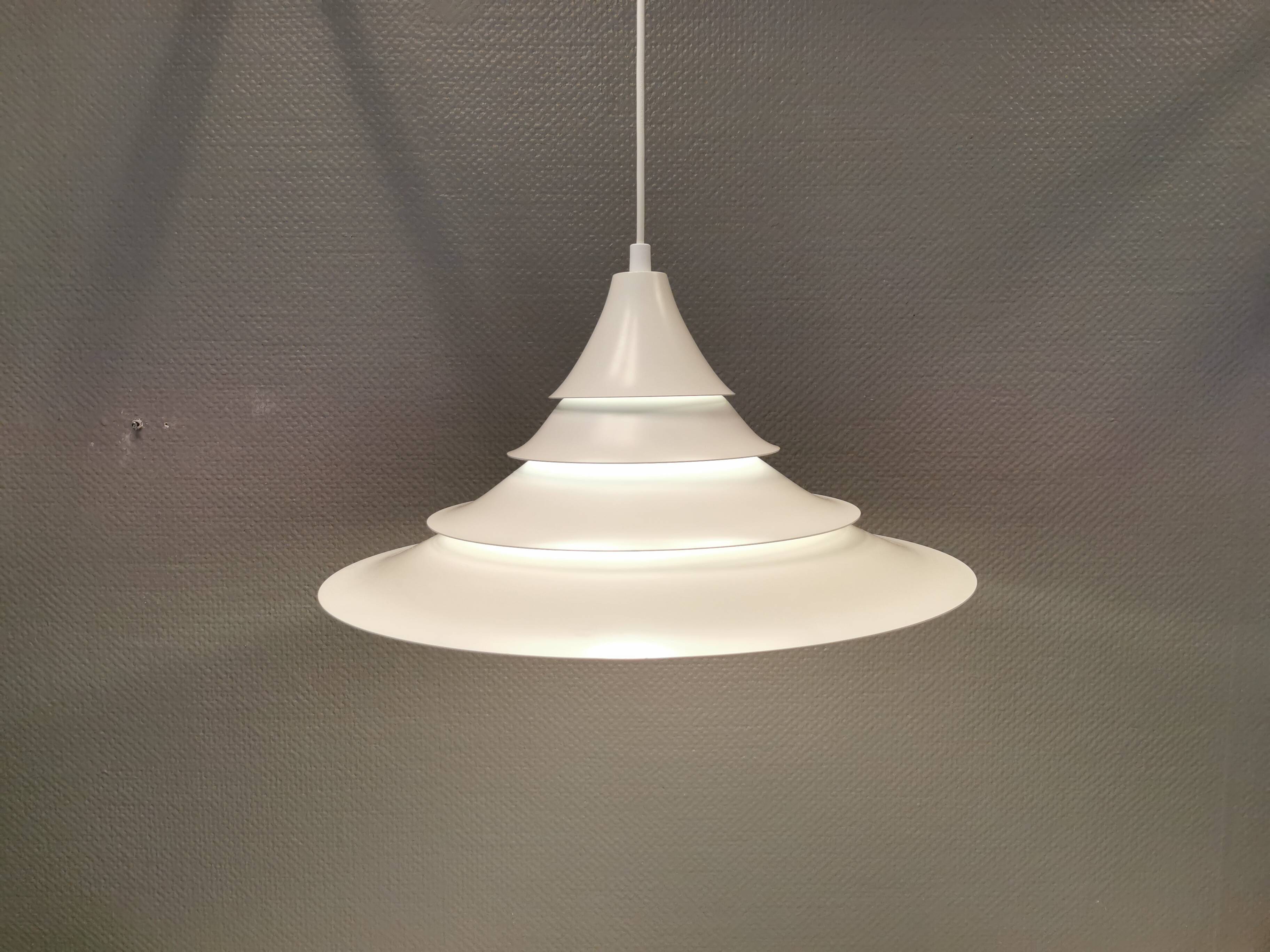 Hanging lamp designed by Ricardoni for Solar ( Nordic Solar Company) in 1982, model Pagode