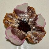 Multicolored glazed ceramic centerpiece