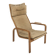 Scandinavian oak armchair, Yngve Ekström, Sweden, 1970