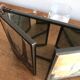 Miroir de barbier triptyque 41,5 x 15 cm