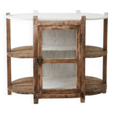 For sale: charming vintage country furniture made of raw wood / small crockery.