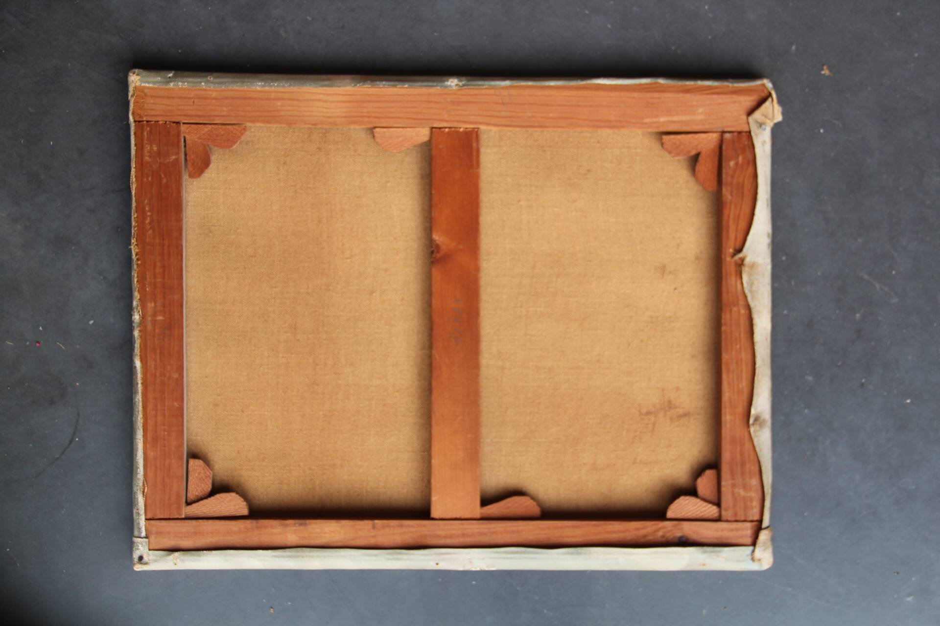 Oil on canvas primroses