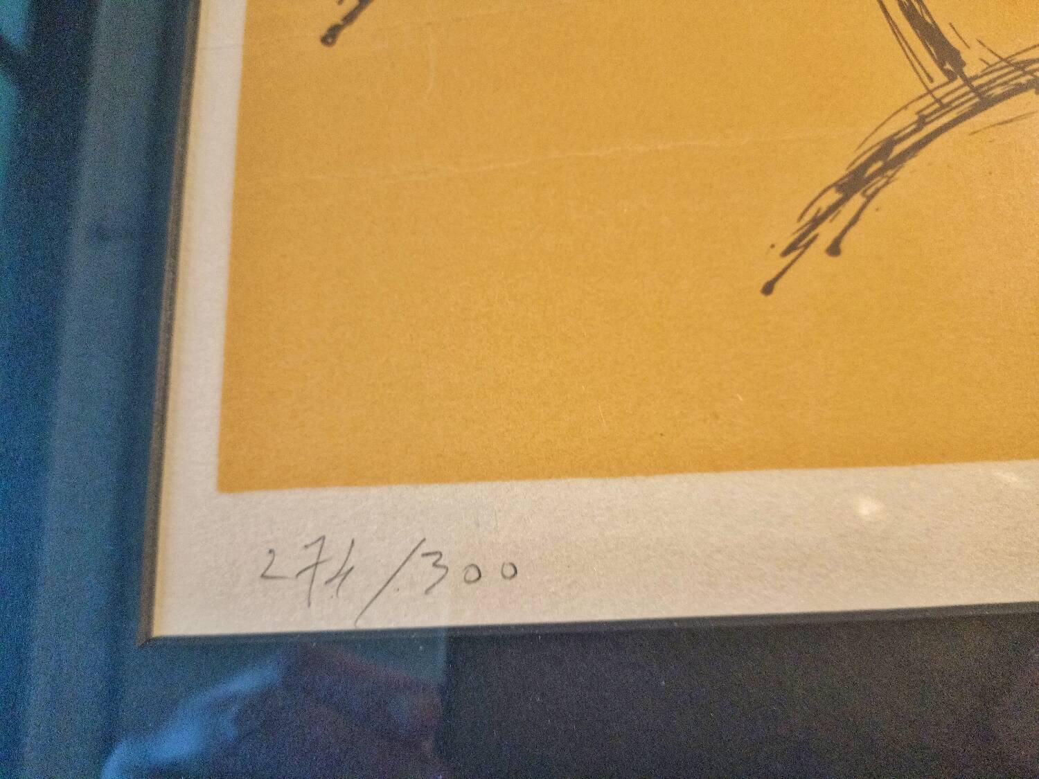 Lithograph by Madeleine Scellier - signed and numbered - Young girl