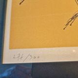 Lithograph by Madeleine Scellier - signed and numbered - Young girl