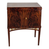 Swedish Grace Cabinet, Flamed Mahogany