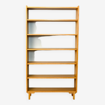 Scandinavian oak bookcase