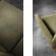 Vintage Danish Mid-Century Modern Green 3-Seater Sofa by Folke Ohlsson