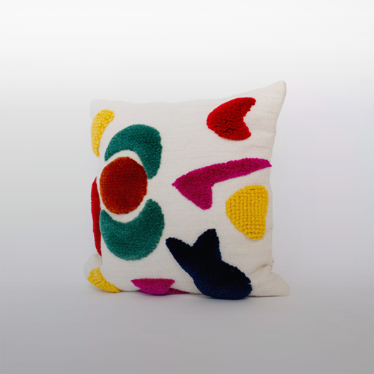 Coussin coloré