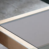 Ensemble de tables basses 23 carats plaqué or par Belgo Chrome 1960