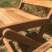 Pair of garden folding chairs