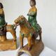 Ming period terracotta equestrian ridge tile