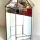 Vide poche mural miroir et laiton vintage