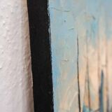 Boat on the water, 2000s, acrylic on canvas