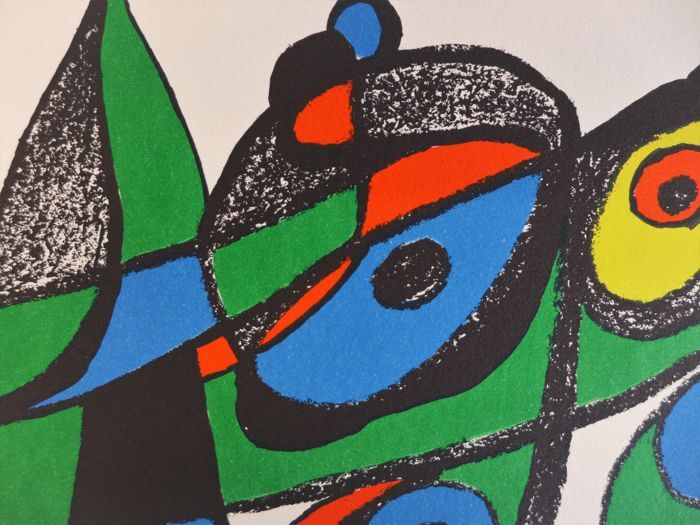 Joan Miro, Miro sculptor, Japan, 1975. Original lithograph