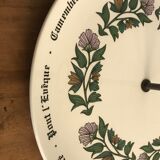 Gien 1970 earthenware cheese platter