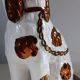 Jersey earthenware Staffordshire dog