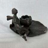 Candle holder signed Charles Perron