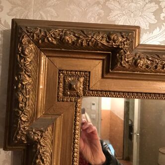 Antique Napoleon III style mirror