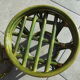 2 low bamboo stools