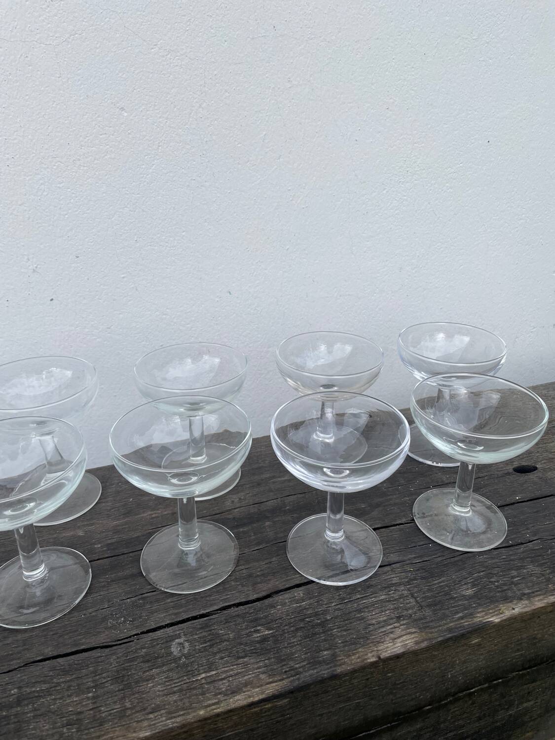 12 glass cups