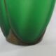 Tulip vase in art deco glass paste