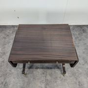 Table basse à volet en acajou de style anglais