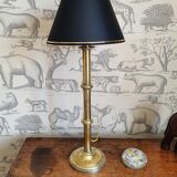 Gilded brass lamp