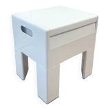 Gedy stool in white by Olaf Von Bohr