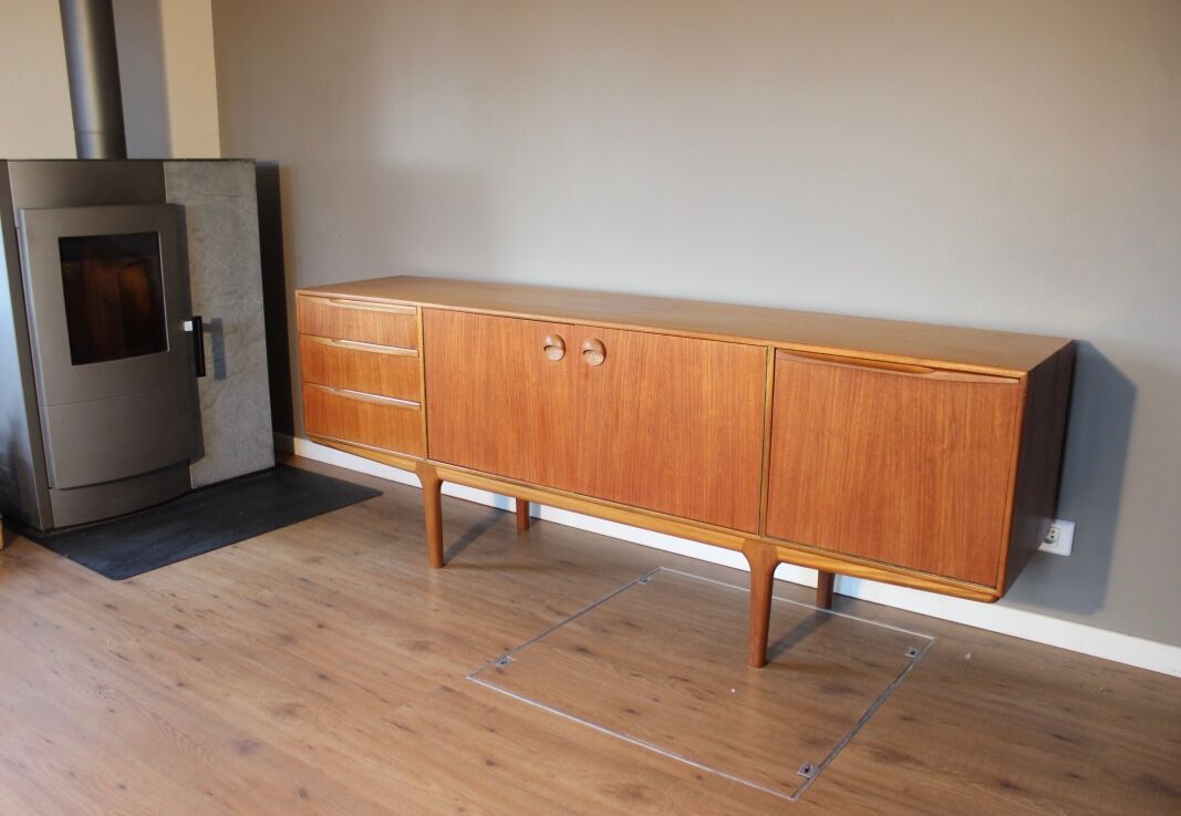 Scandinavian-style teak vintage sideboard by Tom Robertson for McIntosh