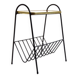 Side table / Vintage magazine rack 1950 – 1960s