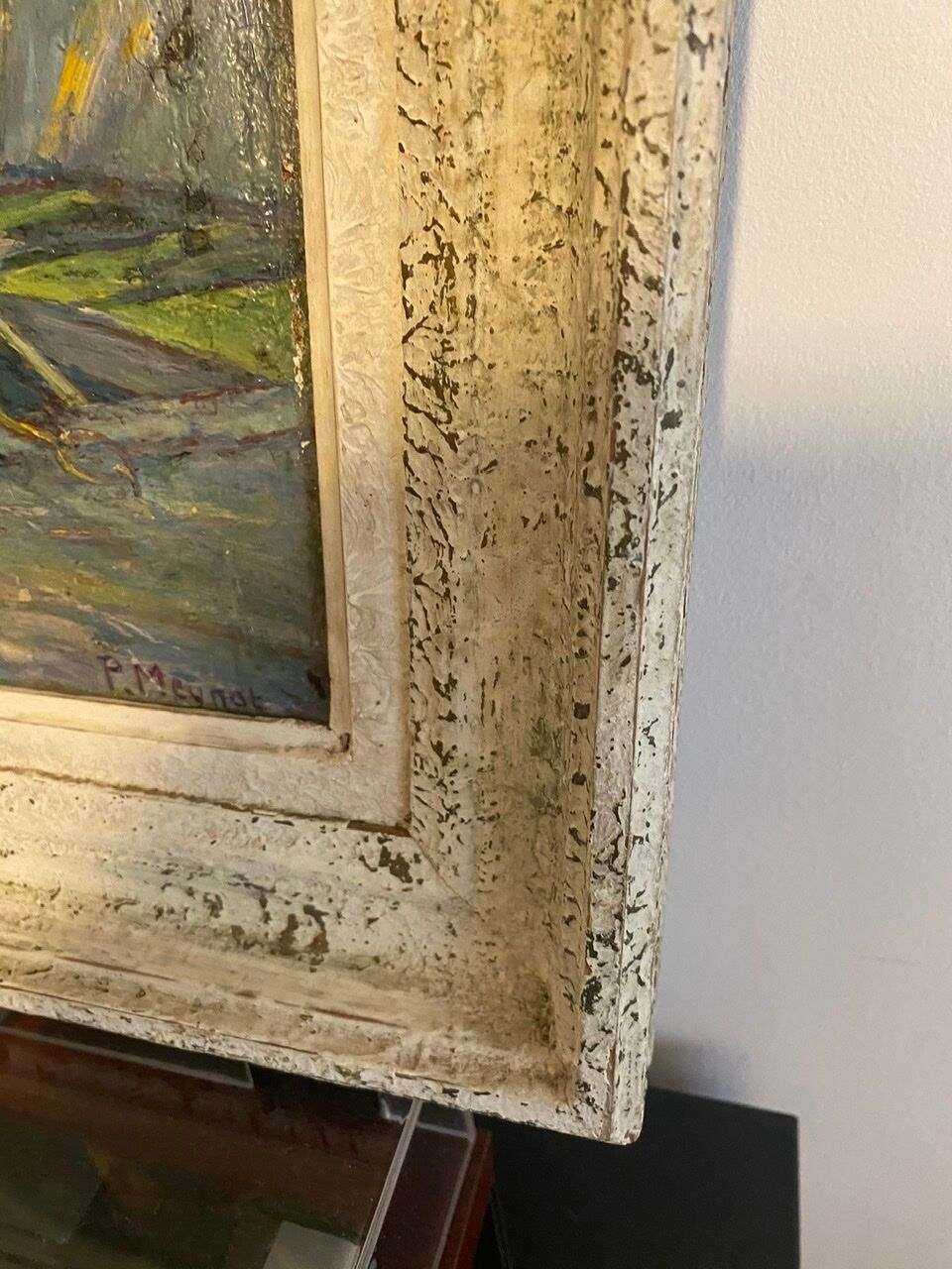 Old painting, signed marine, 50s/60s
