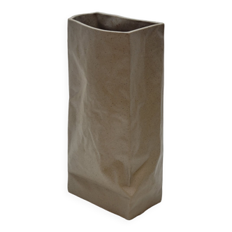 Vase En Céramique En Forme De Sac Froissé Trompe L'œil Faux And Co