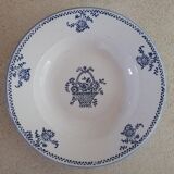 4 soup plates of iron earth mismatched