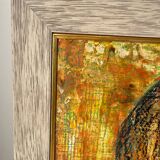 The tree, mixed media, signed Sandra Malheiros 2002