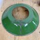 Green Enamel and Cast Iron Industrial Pendant Light, 1960s