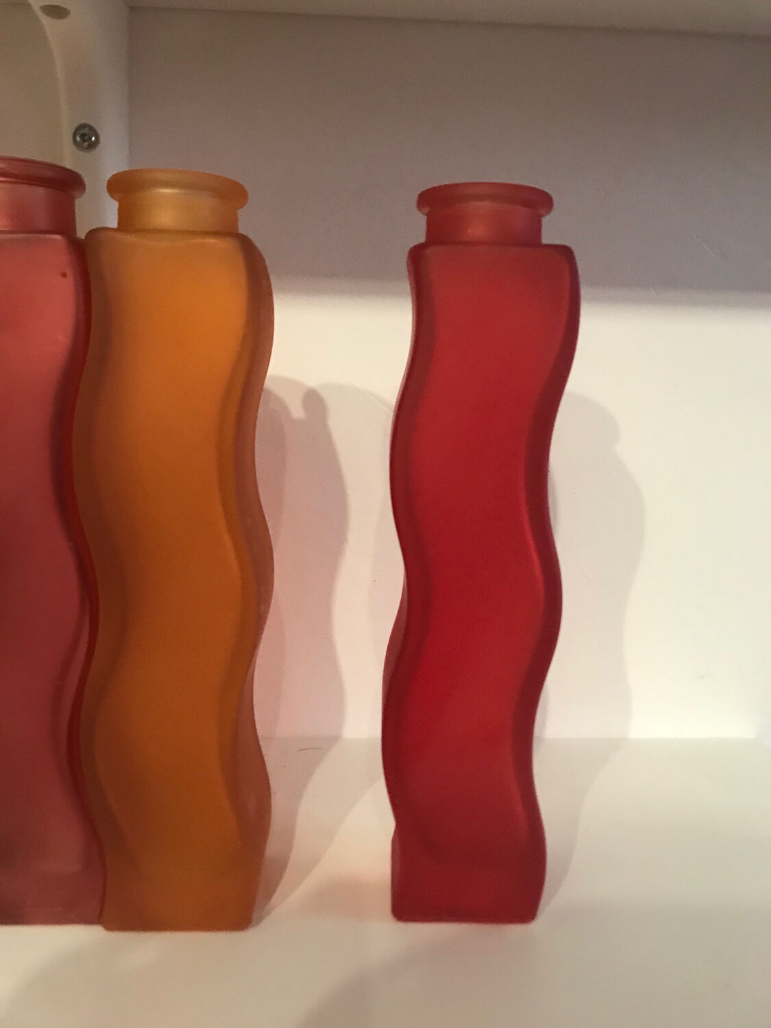 Ikea vintage set of eight Skämt vases