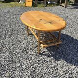 Rattan coffee table