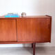 Vintage teak credenza sideboard