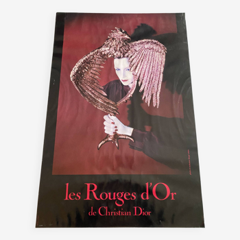 Affiche Les Rouges d'Or Christian Dior Photo Serge Lutens