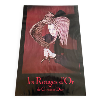 Poster Les Rouges d'Or Christian Dior Photo Serge Lutens