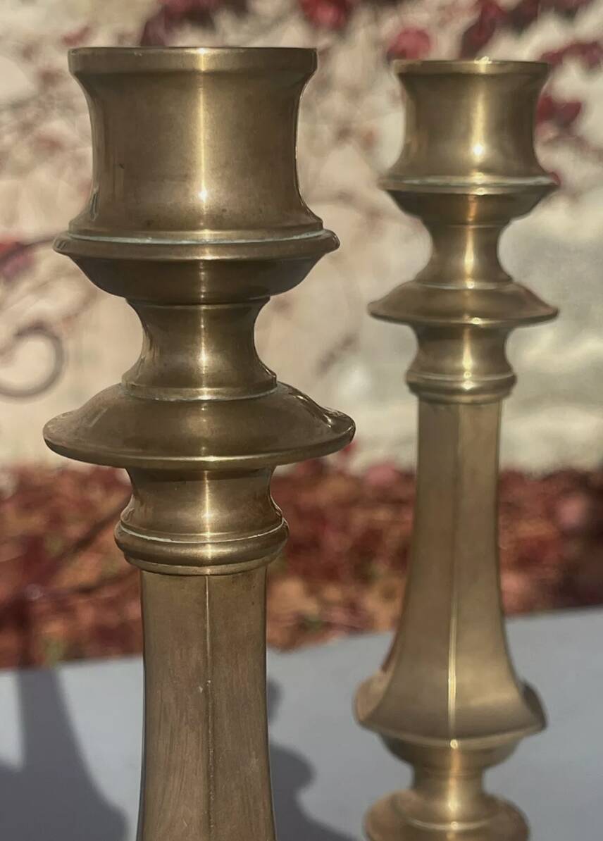 Pair of Candlesticks - Bronze - Charles X - Tableware - France - 1830