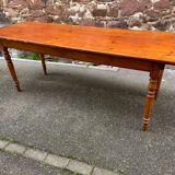 Grande table de café bistrot alsacienne sapin French bistro table 1930