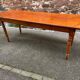 Large Alsatian bistro coffee table in fir French bistro table 1930