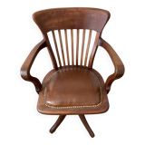 Early 20th century screw office chair
