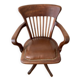 Early 20th century screw office chair